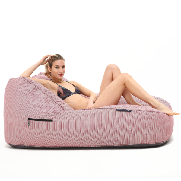 Satellite Twin Sofa - Raspberry Polo