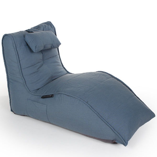 Avatar Sofa with Headrest - Atlantic Denim