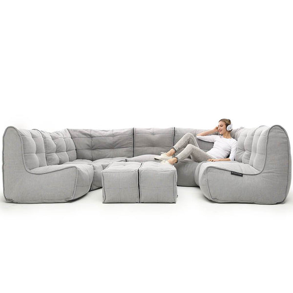 Mod 6 Lounge Max - Keystone Grey (with linen)