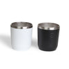 Stainless Steel Coffee Cup - BLACK & WHITE- Set of 2