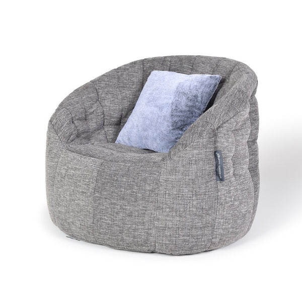 Cushion - Deluxe Faux Fur Cushion (Sensory Grey)