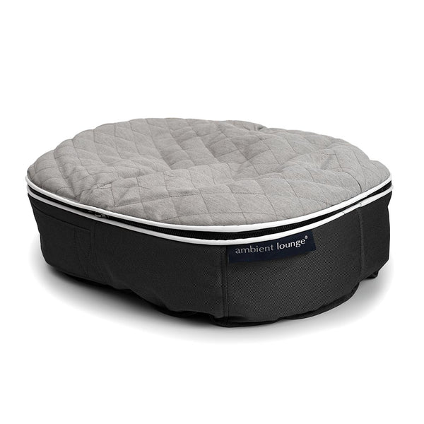 (S) Premium ThermoQuilt Dog Bed (grey)