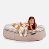 (XXL) Premium Indoor/Outdoor Dog Bed (Cappuccino)