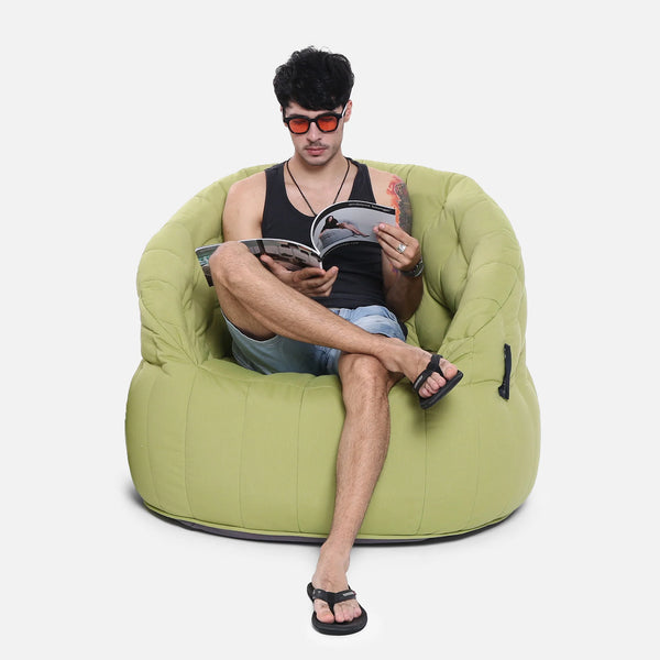 Schmetterlingssofa - Limespa (Sunbrella)