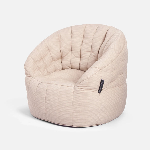 Schmetterlingssofa - Mudhoney Dune (Sunbrella)