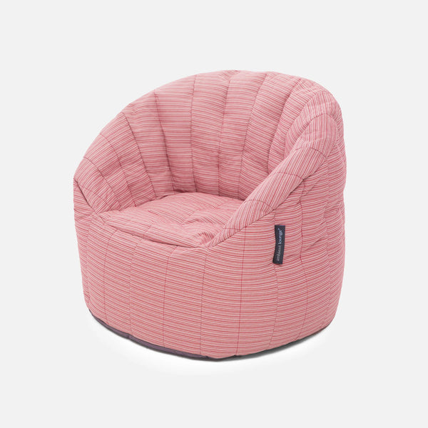 Butterfly Sofa - Himbeerfarbenes Polo (UV-Schutzklasse AA+)