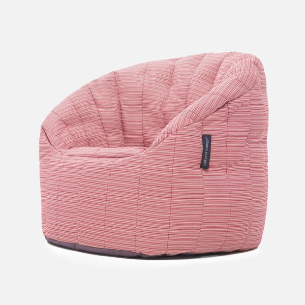 Butterfly Sofa - Himbeerfarbenes Polo (UV-Schutzklasse AA+)