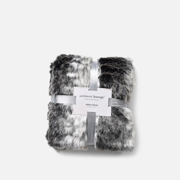 Plaid - Plaid deluxe in pelliccia sintetica (Animali selvatici)