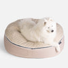 (L) Premium ThermoQuilt Dog Bed (Beige)