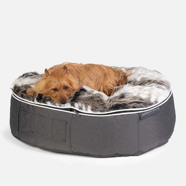 (M) Premium Indoor/Outdoor Dog Bed (Wild Animal)