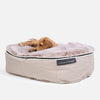 (S) Premium Indoor/Outdoor Dog Bed (Cappuccino)