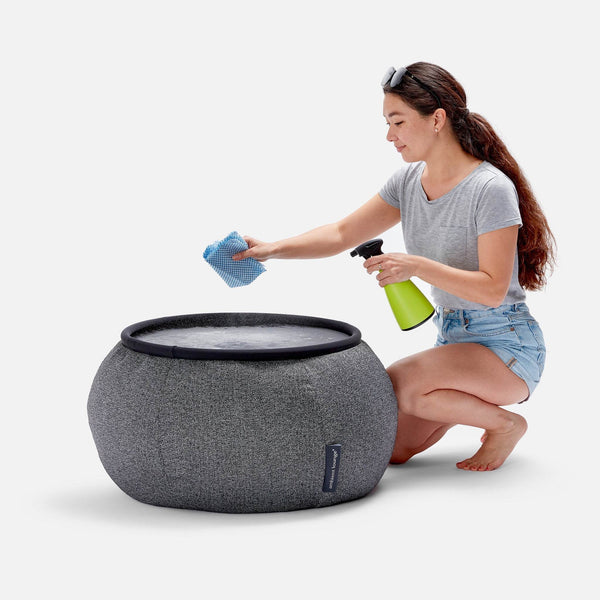 Versa Tisch - Titanium Weave