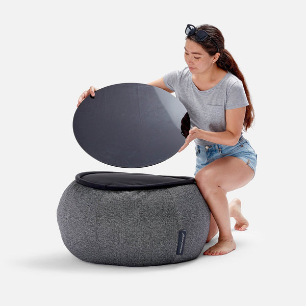 Versa Tisch - Titanium Weave