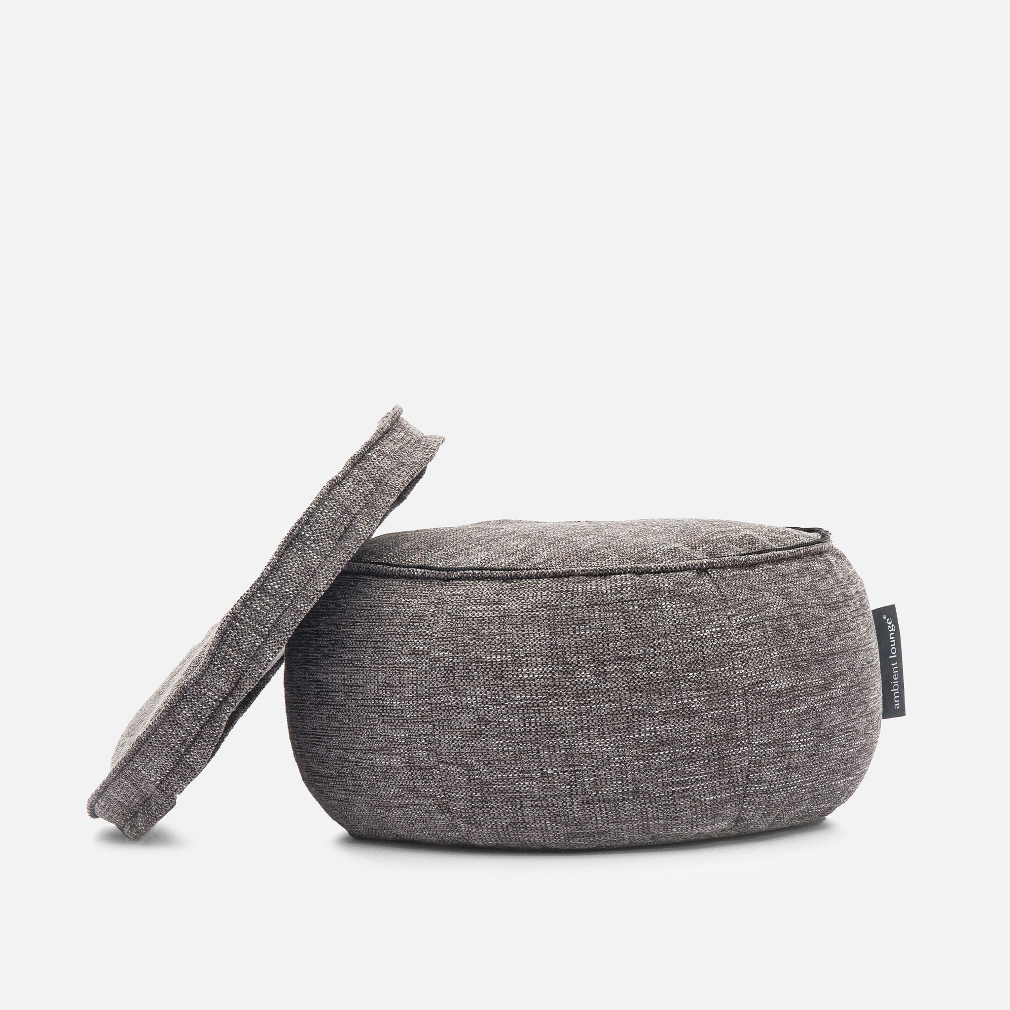 Wing Ottoman - Luscious Grey