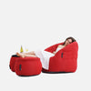 Pouf Wing - Rosso acceso (Sunbrella)