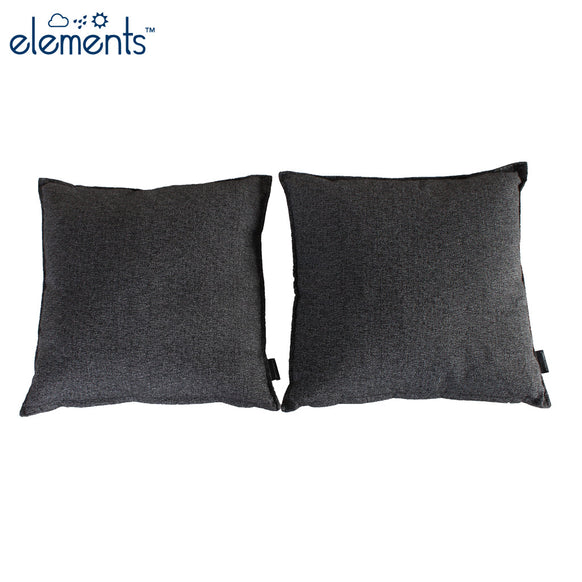 Premium Indoor/Outdoor Cushion (Titanium Weave) Set of 2